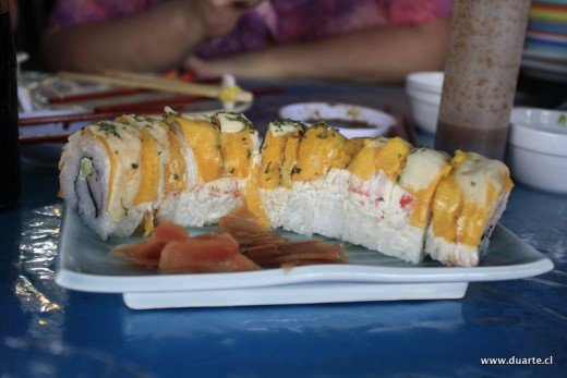 Sushi de Plátano